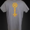 HazzadFab Name Grey Shirt Back