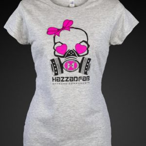 HazzadFab Skull Hearts Grey Shirt
