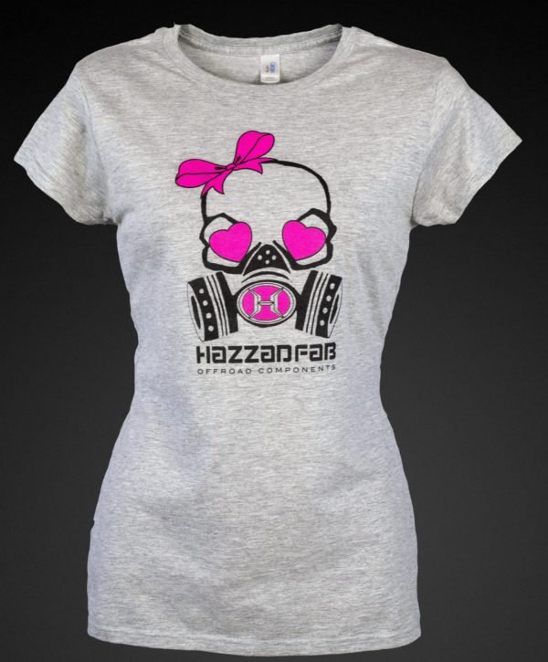 HazzadFab Skull Hearts Grey Shirt